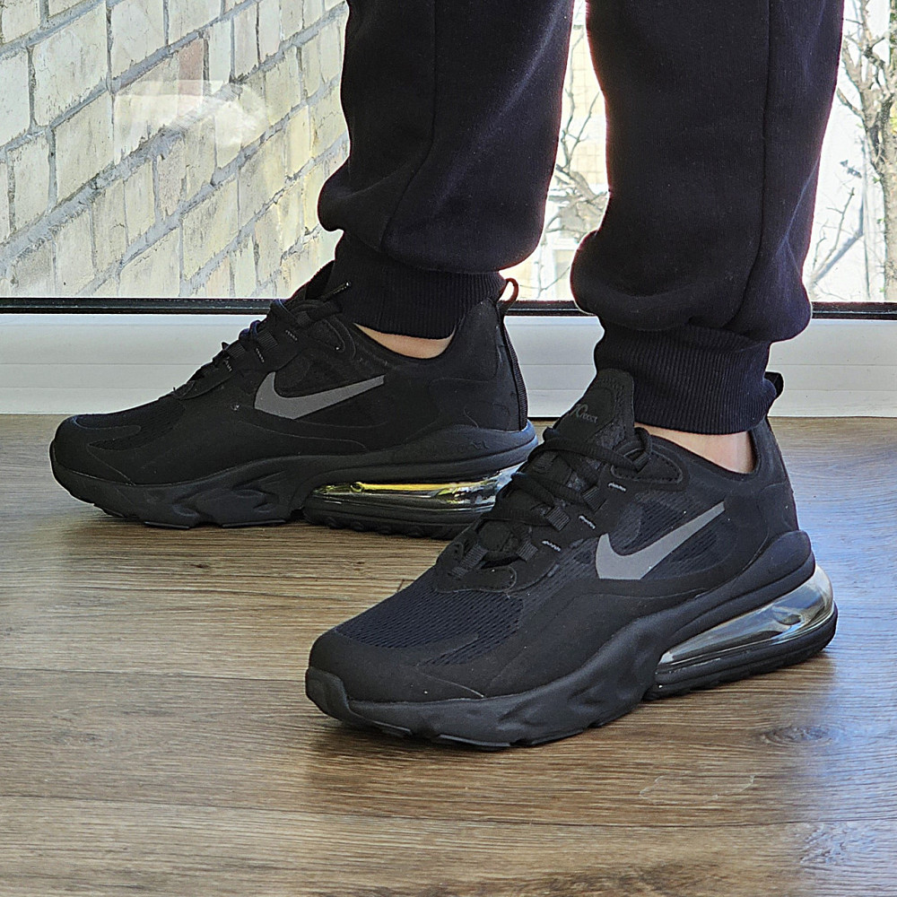 Кросівки Nike 270 Сіточка Чоловічі Чорний Найк з Амортизацією Літні (розміри: 41,42,43,44,45) Відео Огляд Дніпро - фото 3