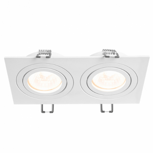 LED Світильник врізний під лампу 2*GU10 білий VL-SPF23S-W Videx Житомир