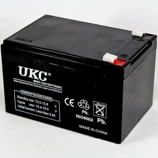 Акумулятор BATTERY 12V 12A UKC (Реальна ємність -30%) (4512) від UKC кислотно-свинцевий акумулятор Одеса - фото 3