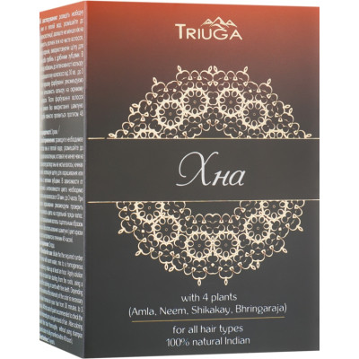 Хна Triuga Аюрведична коричнева 100 г (8908003544014) Вінниця - фото 1