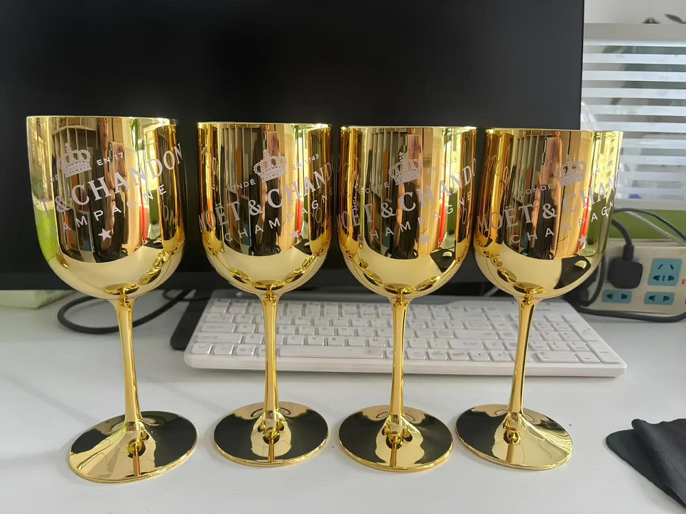 Фирменные бокалы для шампанского Moët & Chandon, Фужеры Мое Шандон. Золотой moet Киев - изображение 3