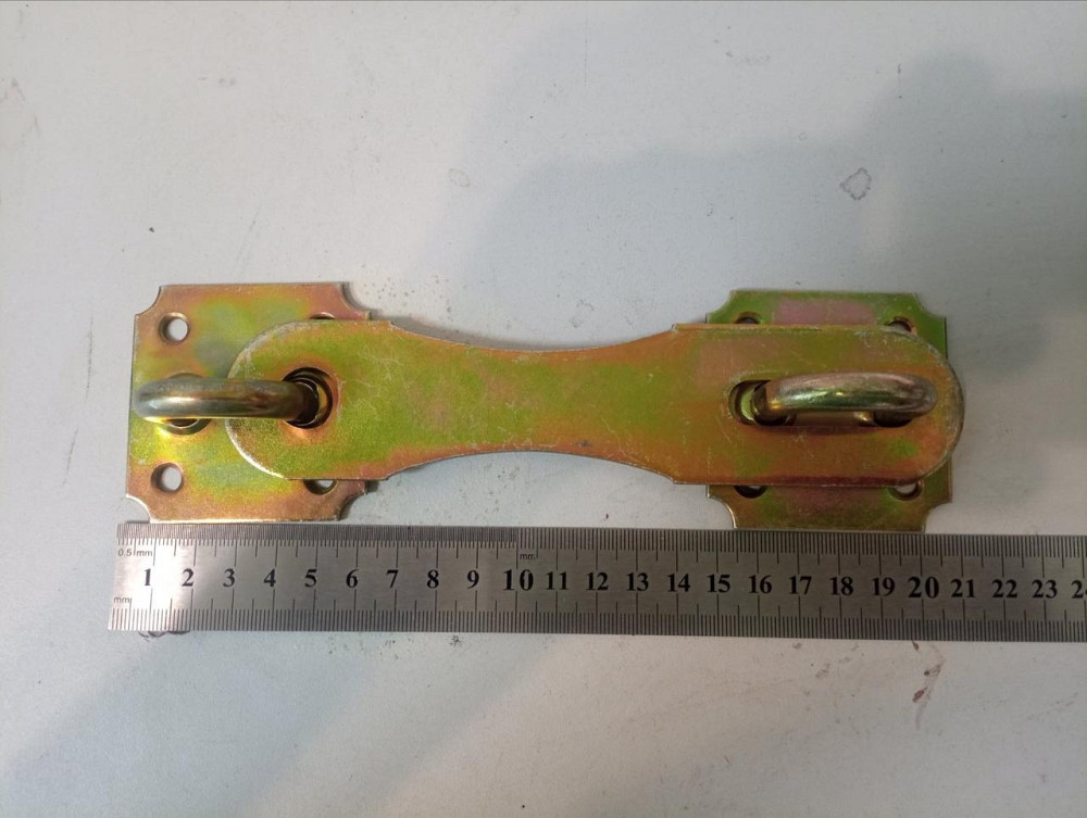 Скоба-скобель колодки  45х230мм, оцинк жовтий "P-o" Київ - фото 1