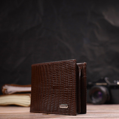 Портмоне Canpellini Из натуральной кожи Коричневое (21785) Винница - изображение 10