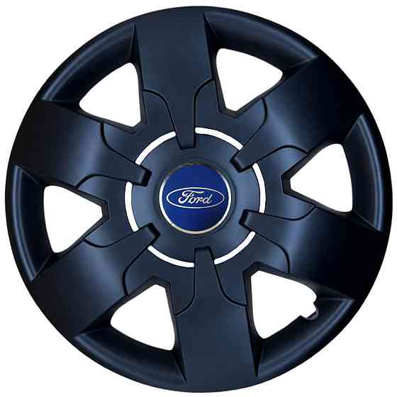 Автомобільні модельні ковпаки R16 SJS Ford 413 4шт, чорні Вінниця