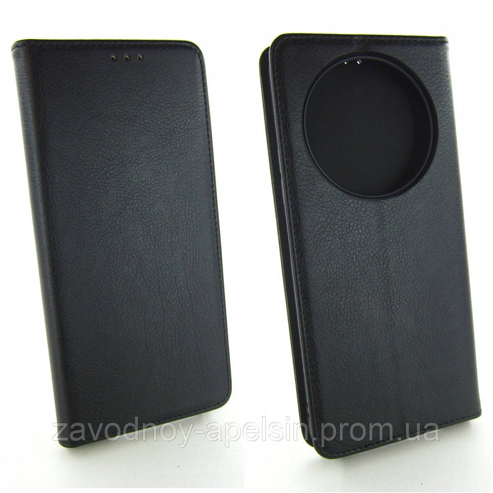Чохол-книжка Xiaomi Redmi A3 шкіряний (чорний) Одеса - фото 1