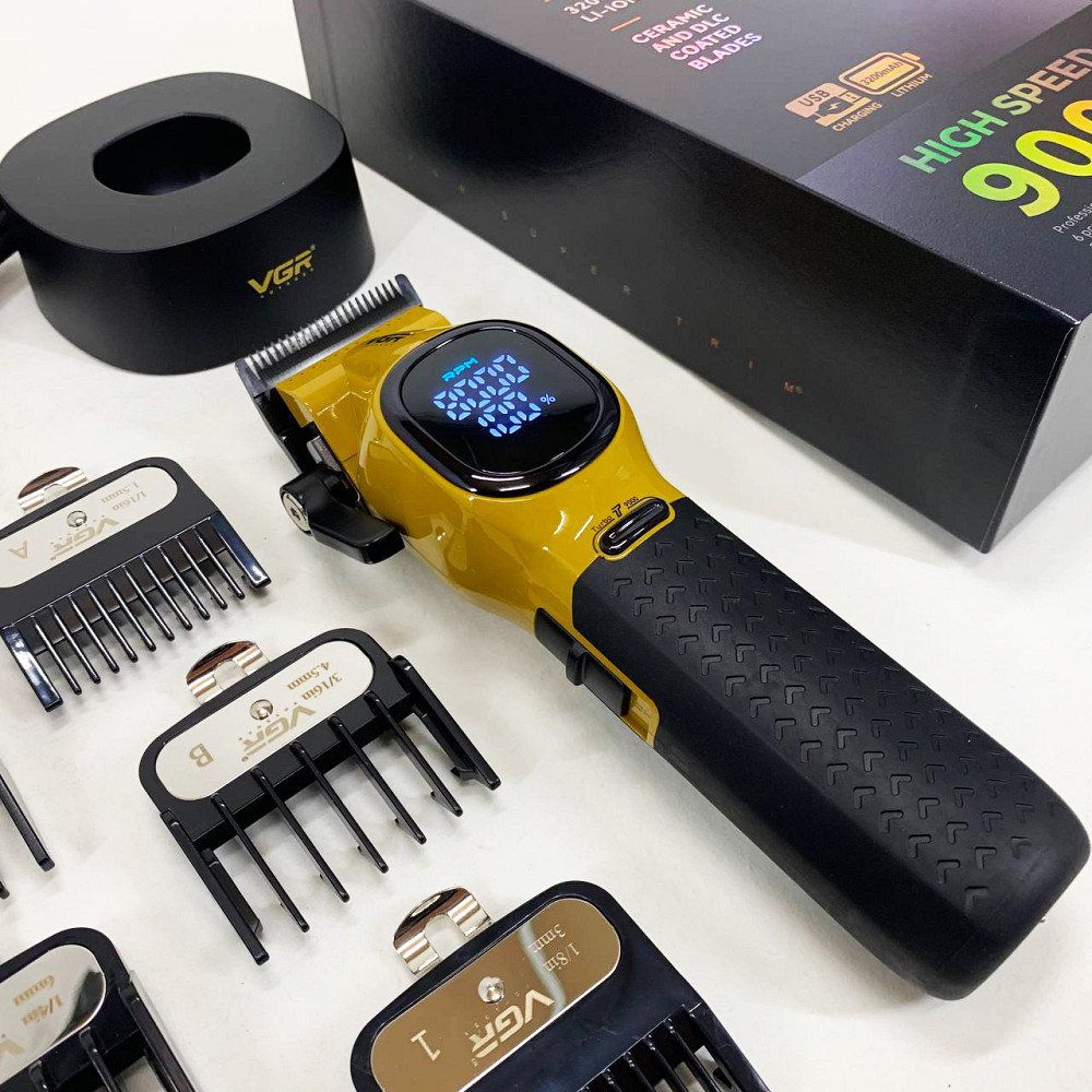 Електронна машинка для стрижки VGR, Тример для скронь Модний машинка стрижки волосся OJ-43 Івано-Франківськ - фото 8