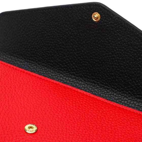 Комбинированное женское большое портмоне из натуральной кожи Tony Bellucci 21974 Красный Киев