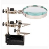 Увеличительное стекло (третья рука) Magnifier 16129 90 мм 3x Полтава - изображение 1