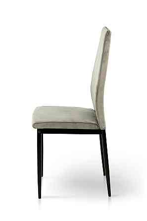 Стілець Річь, чорний/велюр сірий Київ