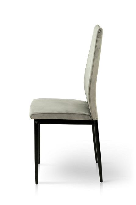 Стілець Річь, чорний/велюр сірий Київ - фото 2