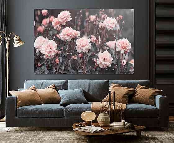 Картина полотно у вітальню / спальню  Троянди   MLP_351 ( 60х30см ) Київ