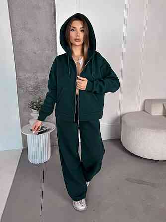 Женский теплый костюм с широкими штанами Одесса