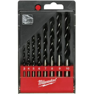 Набір свердл Milwaukee по дереву DIN 7487, 8 шт. (4932352466) Вінниця - фото 1