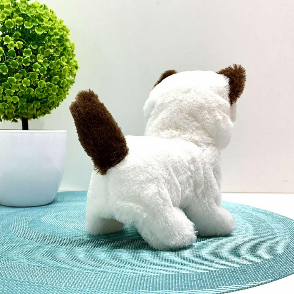 Кошеня інтерактивне ходить ворушить хвостиком у переносці Білий з коричневим (688-123A) Чернігів - фото 2