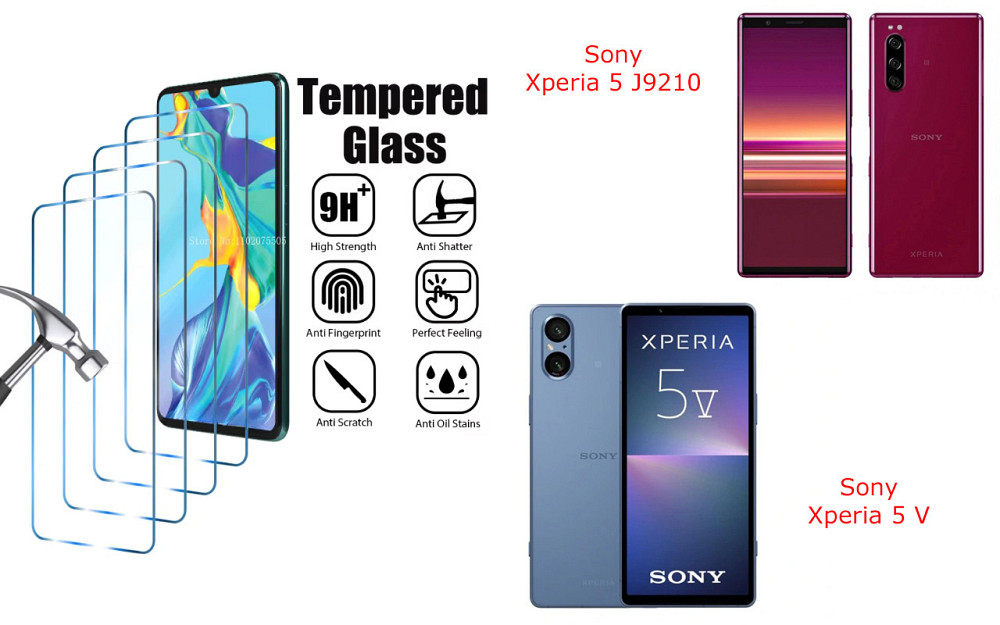 Захисне скло ArmorGlass для Sony Xperia 5 J9210, Xperia 5 V – стійке до подряпин та ударів Київ - фото 1