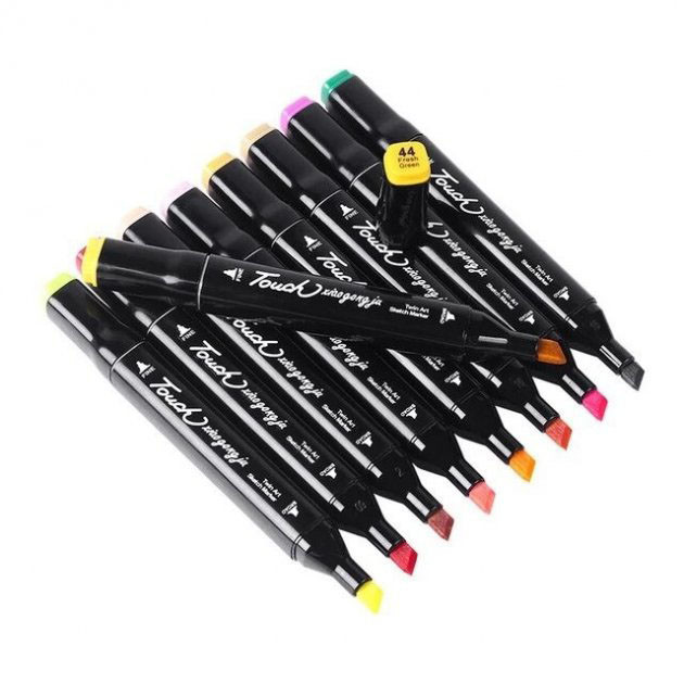 Набір маркерів Sketchmarker 80 шт, Набір двосторонніх маркерів для дівчаток, Набір GD-133 кольорових маркерів Київ - фото 9