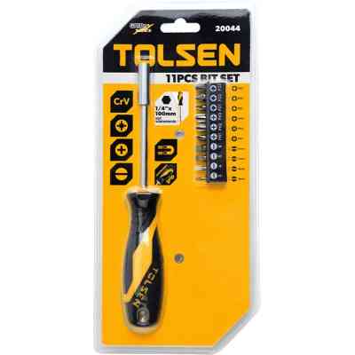 Отвертка Tolsen 11 насадок (20044) Винница