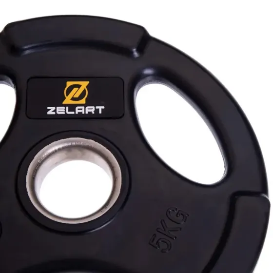 Диск прогумований 5 кг на гриф 50 мм Zelart TA-5160-5 Київ