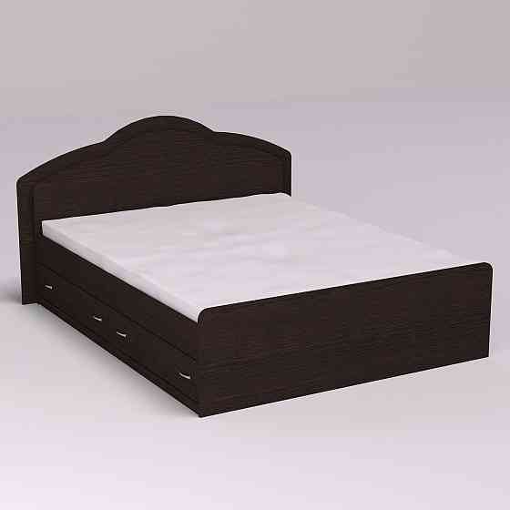 Кровать Диана двуспальная с 2-мя ящиками, Венге Магия, 2048х1810х1030 Львов