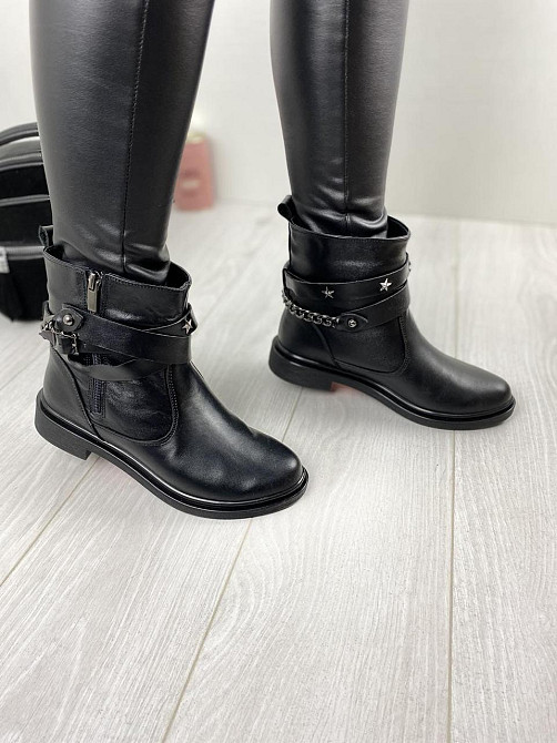 Черевики жіночі M.KRAFT чорні натуральна шкіра 38р. (2505) Коломыя - изображение 3