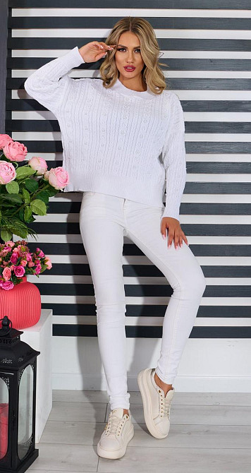 Свитер с жемчужинами (50-52) Киев - изображение 3