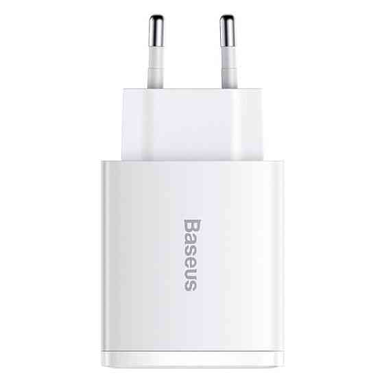 Універсальний мережевий заряд Baseus 30W Compact Quick Charger CCXJ-E02 (Біле) Миколаїв