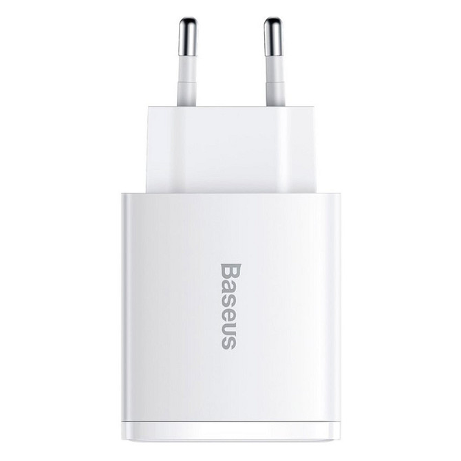 Універсальний мережевий заряд Baseus 30W Compact Quick Charger CCXJ-E02 (Біле) Миколаїв - фото 2