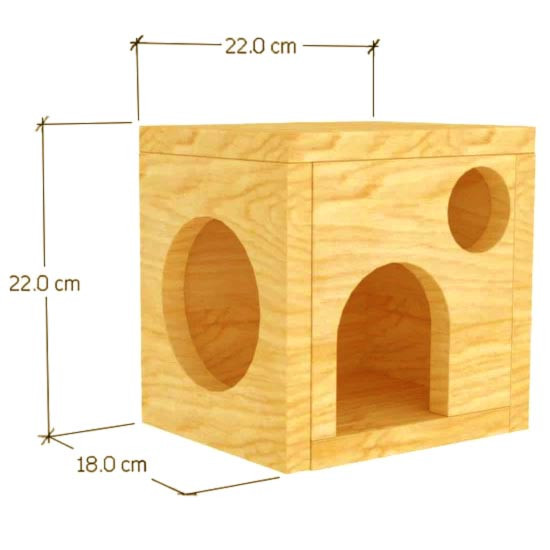 Домик для шиншиллы 