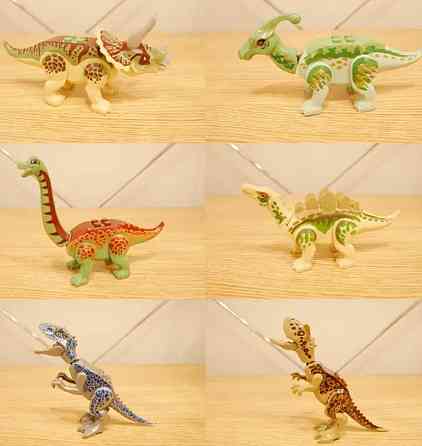 Конструктор Jurassic Park парк динозаврів 12 шт. блоків lego. Харків
