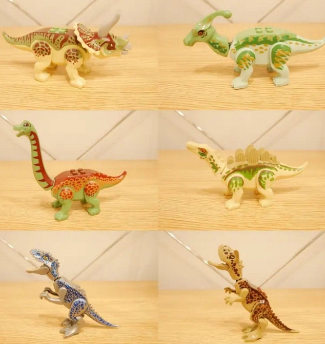 Конструктор Jurassic Park парк динозавров 12 шт блоков lego. Харьков - изображение 1