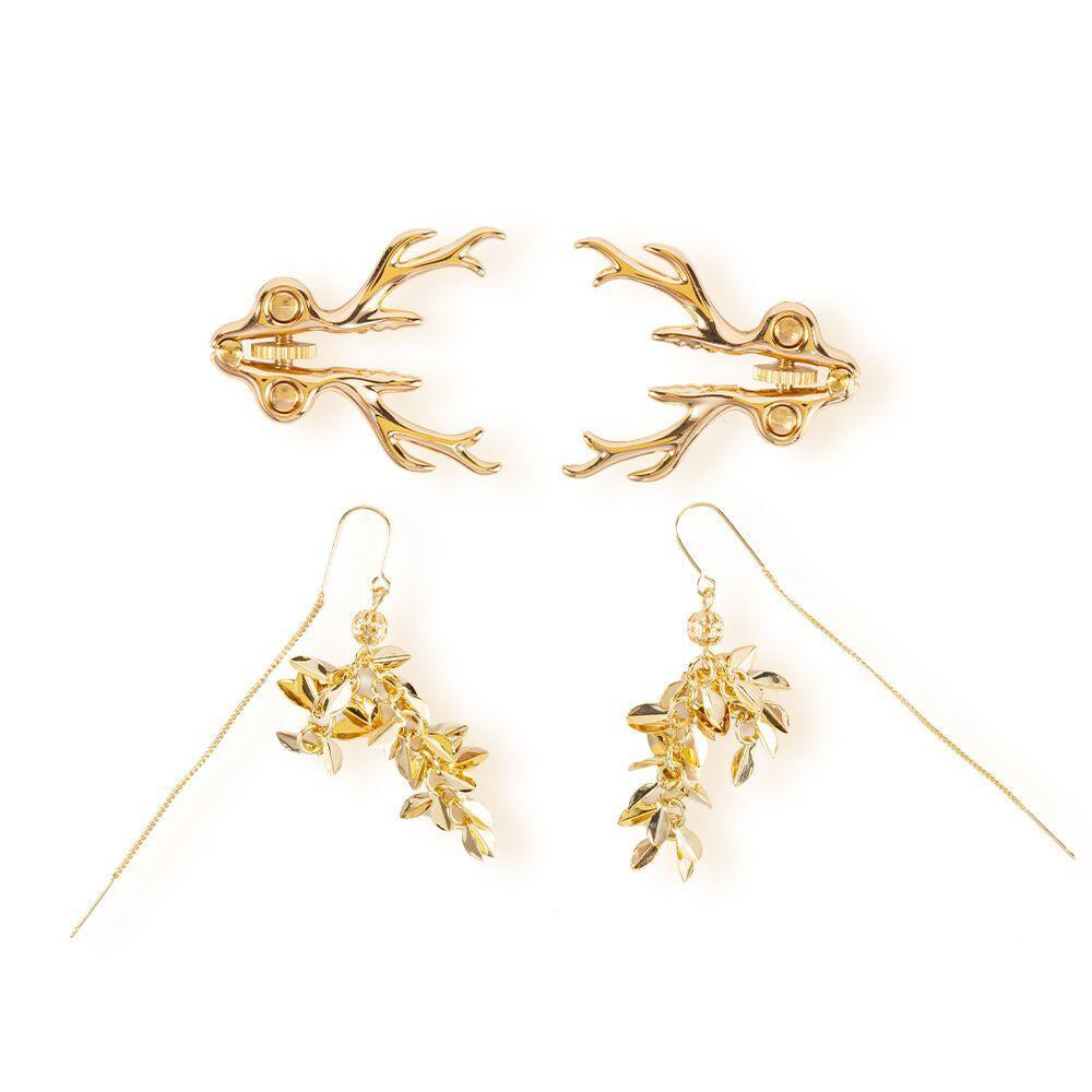 Зажимы для сосков LOCKINK SEVANDA Stag Adjustable Nipple Clamps Set Sex Aura Киев - изображение 4