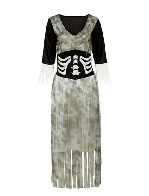 Сукня Зомбі -Наречена для вечірки Хелловін розмір L 46-48 сірий з чорним Київ - фото 3