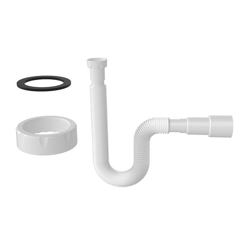 Гнучка труба з плоскою прокладкою 1 1/4 800мм вихід 40*50мм NOVA Харків - фото 1