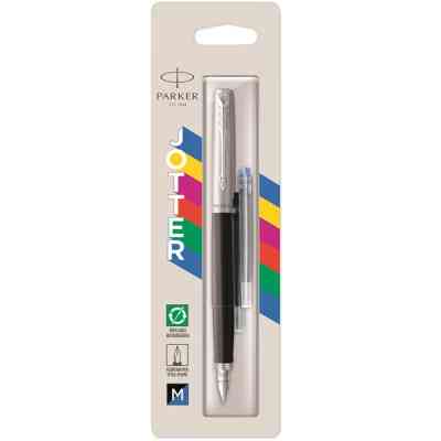 Ручка пір'яна Parker JOTTER 17 Original Black CT FP M блистер (15 616) Вінниця