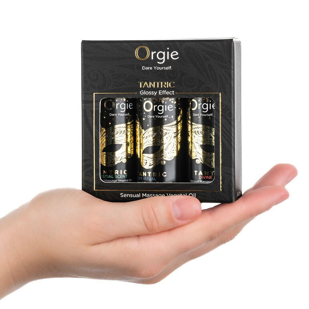 Набор масел для тантрического массажа Orgie – Tantric Mini Size Collection (3х30 мл), увлажнение Sex Aura Киев - изображение 2