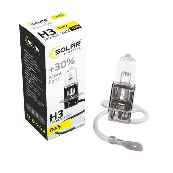 Галогенова лампа Solar H3 24V 100W PK22s Starlight +30% Львів