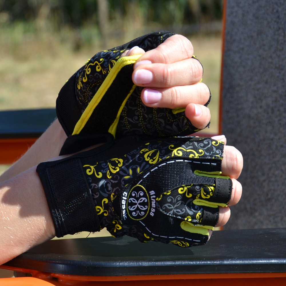 Рукавички для фітнесу Power System PS-2910 Classy Жіночі Yellow M Каменское - изображение 9