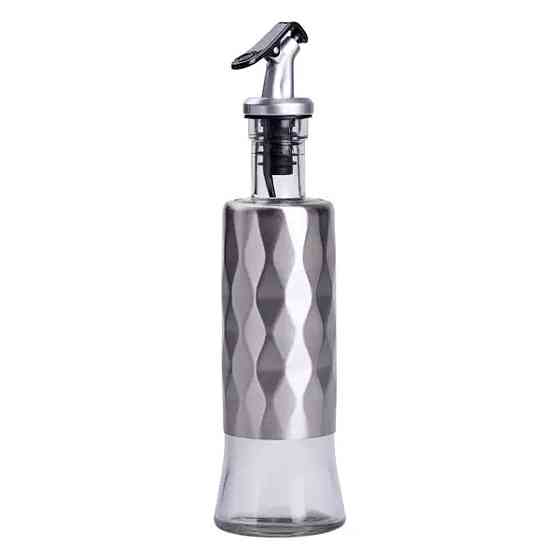 Пляшка для олії з дозатором 300 мл скляна пляшка для оливкової та соняшникової олії HP-1361 Коломия