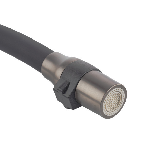 Кухонний змішувач KB-72006-07 з виходом для питної води колір графіт гнучкий вилив з підставкою (KR3382) Чернівці - фото 3