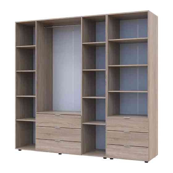 Шафа для одягу Doros Гелар Дуб сонома 4ДСП з пеналом 215х49.5х203.4 (DRS-011929) Львів