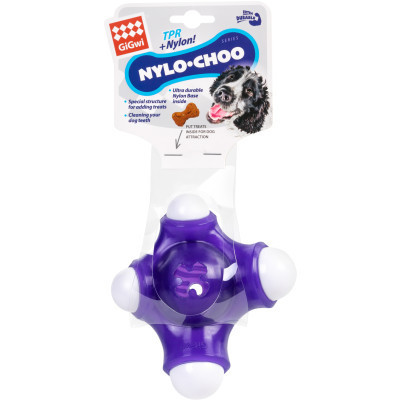 Игрушка для собак GiGwi Nylo-choo Кость квадробон 15 см (2306) Винница - изображение 2