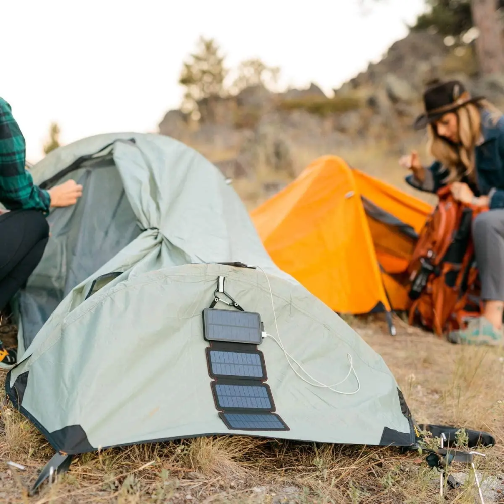 Зарядний пристрій на сонячних батареях Power Bank 25000mAh 10Вт Вінниця - фото 7