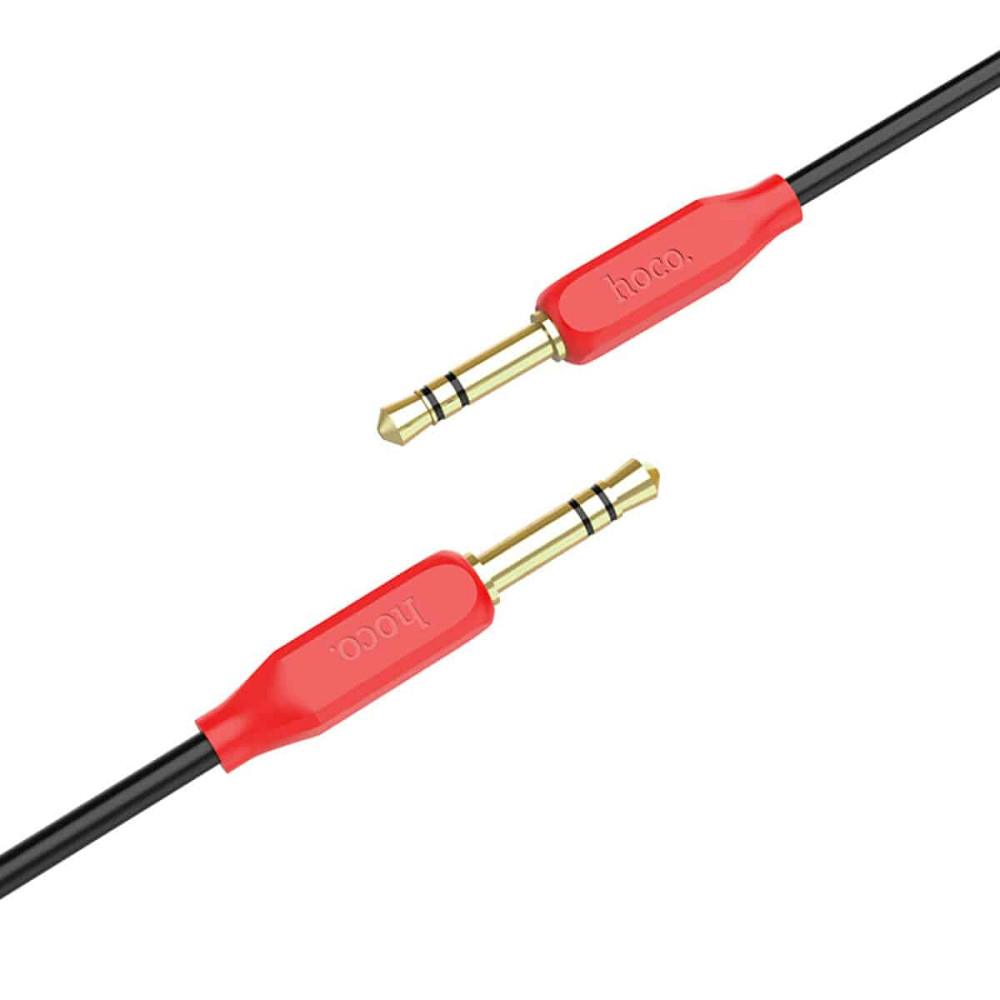 Аудiокабель HOCO UPA11 AUX audio cable Black Киев - изображение 1