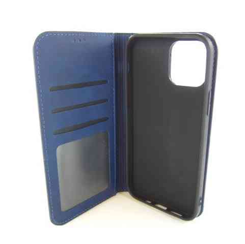 Чехол книжка iPhone 12 Pro Premium Case (синий) Одесса