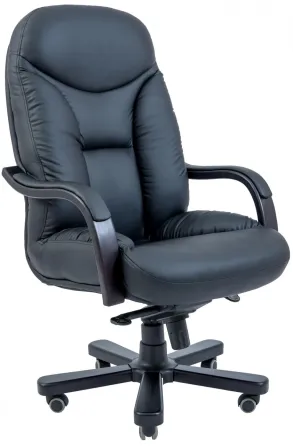 Офисное Кресло Руководителя Richman Maximus Fly 2230 Wood Lux М2 AnyFix Черный Киев