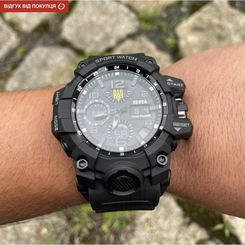 Чоловічий наручний годинник Besta Box Peremoga Set з компасом + подарунковий набір Вінниця - фото 6