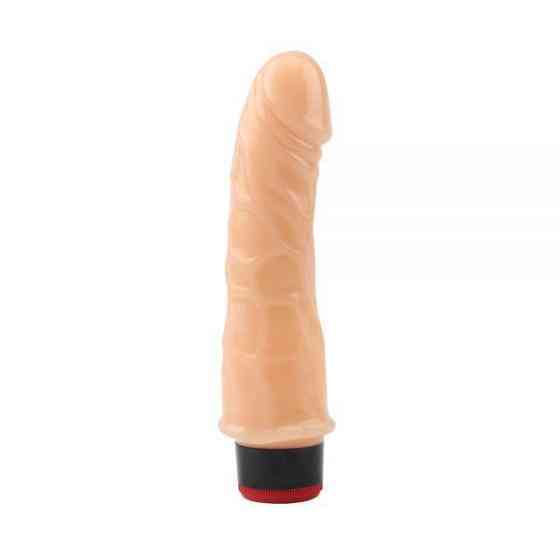 Вибромассажер 7” Vibe Cock, Flesh Sex Aura Київ