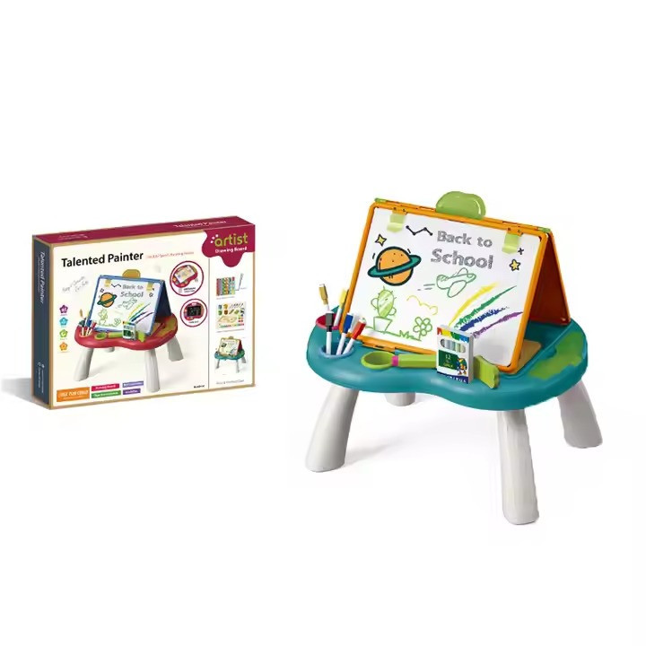 Магнітна дошка двостороння, дитяча на ніжках CJ-2228206 Кам'янець-Подільський - фото 1