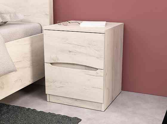 Тумба прикроватная Дельта, Дуб Крафт Білий, 400/400/500 Львов