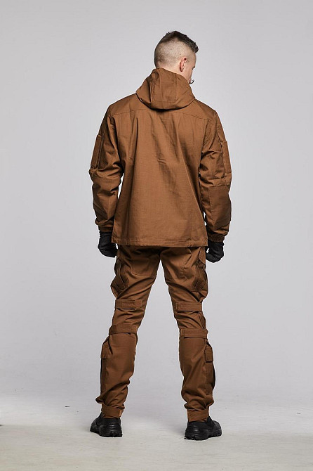 Військова чоловіча літня куртка койот , матеріал ріп стоп , польова тактична койот куртка Львів - фото 2